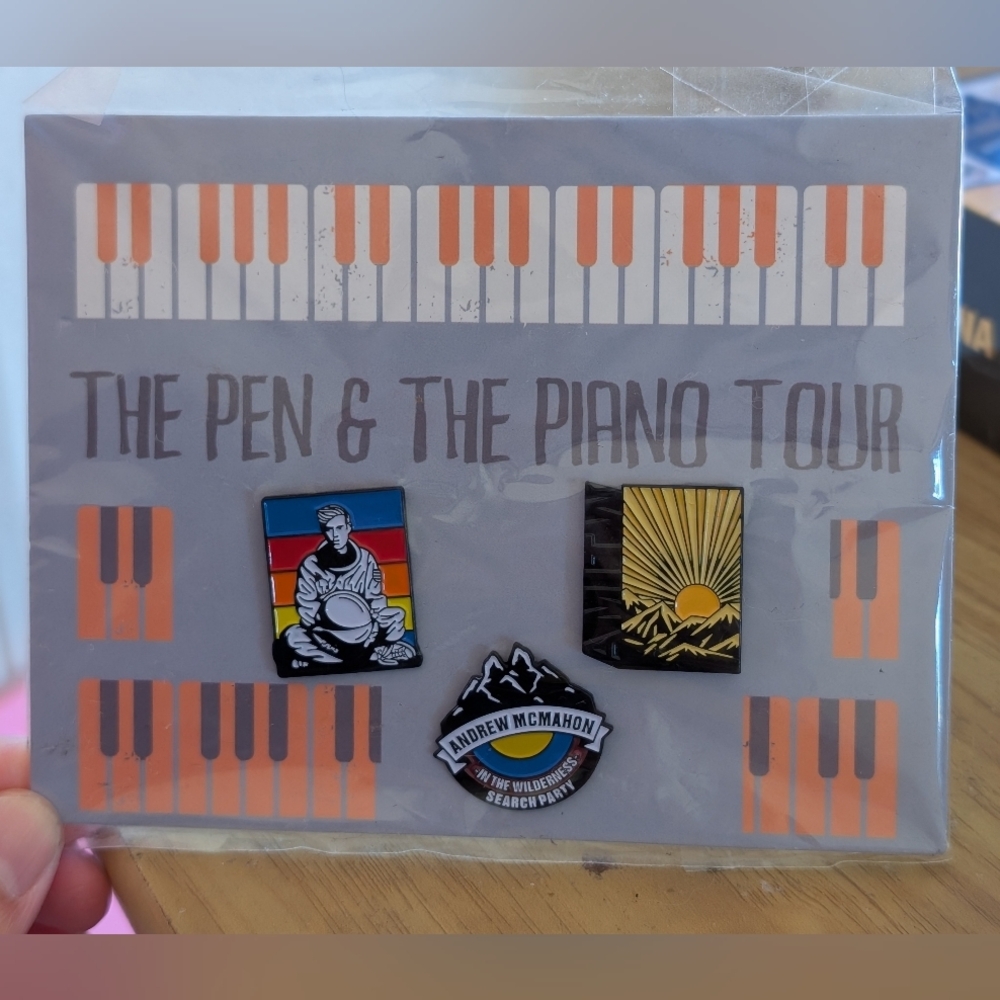 The Pen & The Piano Tour Pin Set